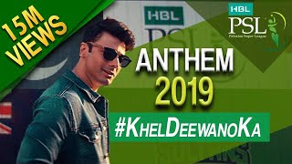 HBL PSL 2019 Anthem  Khel Deewano Ka Official Song  Fawad Khan ft Young Desi  PSL 4  MA1 [upl. by Dagna526]