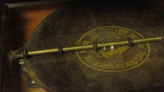 Antique 1890s Symphonium Sublime Harmony Musical Box  Disc type [upl. by Clary260]