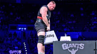 200kg250kg POWER STAIRS  The Strongman Open 2024 [upl. by Rosenthal]