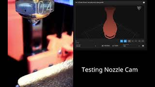 Voron V01 TriZero print testing Nozzle cam [upl. by Omero]