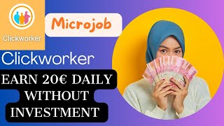 The Best Clickworker Micro job Tasks to Earn Money Online for Free  Clickworker Payment Proof [upl. by Betthel792]