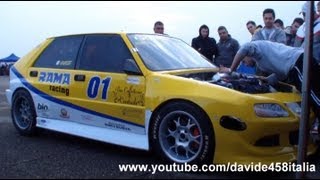 1000 HP Lancia Delta RR1 by Rama Racing LAUNCH  start up  drag race [upl. by Iur691]