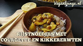 BUDGET RECEPT RIJSTNOEDELS MET COURGETTE EN KIKKERERWTEN🍜 [upl. by Denn]