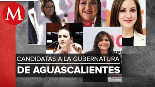 Contadoras y abogadas ellas competirán por la gubernatura de Aguascalientes [upl. by Drida352]