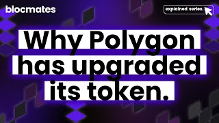 The Polygon MATIC to POL Token Upgrade Explained [upl. by Alema]