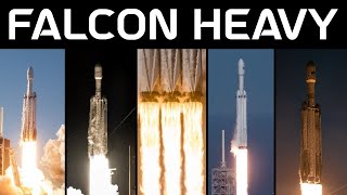 Falcon Heavy Rocket Launch Compilation [upl. by Anytsirk]