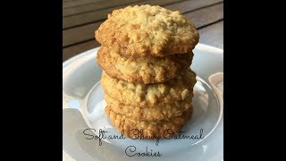 Soft and Chewy Oatmeal Cookies Recipe [upl. by Adnovay]