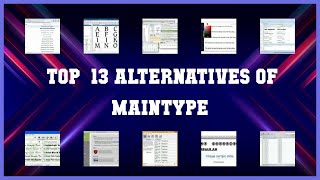 MainType  Top 13 Alternatives of MainType [upl. by Yecram]