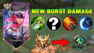 NEW SEASON 32 NEW FREYA DAMAGE HACK  MUST TRY  FREYA BEST BUILD 2024  MLBB [upl. by Naillil]