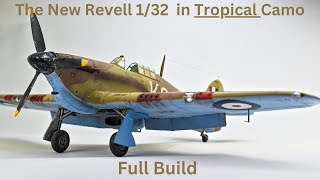 I build the new Revell Hawker Hurricane Mk IIb 132 in Tropical camouflage [upl. by Anitsirhk]