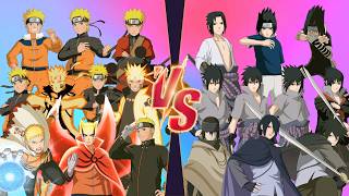 Naruto Uzumaki VS Sasuke Uchiha Marathon battle NARUTO X BORUTO Ultimate Ninja STORM [upl. by Perni]