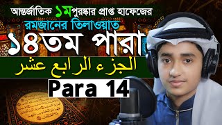 Para 14 Quran Tilawat Qari Abu Rayhan রমজান মাসের রেডিও সুরে বিশ্বজয়ী ক্বারী আবু রায়হান ১৪ তম পারা [upl. by Subir]