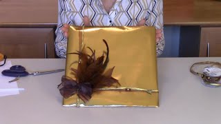 How to wrap a flat present [upl. by Chicky]