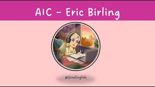 Eric Birling analysis  AIC [upl. by Ennayelsel]