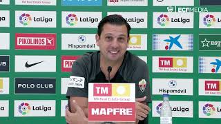 Elche CF Oficial  RP Sergio Mantecón  Previa Elche CF  Girona FC [upl. by Jaqitsch]