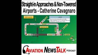 288 Mastering NonTowered Airport Operations and Straightin Approaches with Catherine Cavagnaro [upl. by Aryahay]