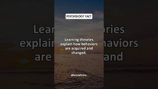 How Learning Theories Explain Behavior Change 📘🔄 shorts [upl. by Liagibba]