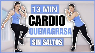 RUTINA DE CARDIO PARA ADELGAZAR TODO EL CUERPO  CARDIO QUEMAGRASA SIN SALTOS  NatyGlossGym [upl. by Ellehsram]