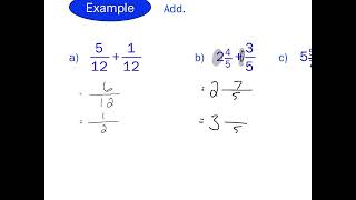 Adding Fractions Using the Same Denominators [upl. by Ring]