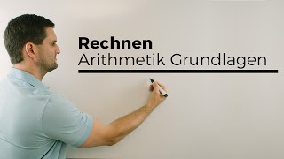 Rechnen Arithmetik Grundlagen Teil 2 Potenzgesetze Wurzel Bruch Basics  Mathe by Daniel Jung [upl. by Tanberg]