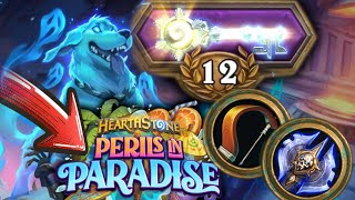 🌴 First 12 Win Run of Perils in Paradise 🌴 Hearthstone Arena 2024 DualClass  Early Access Draft [upl. by Ellerahs]