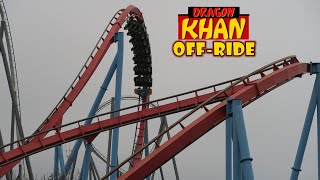 Dragon Khan OffRide Footage PortAventura BampM SitDown Looper  NonCopyright [upl. by Presley]