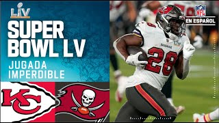 Super Bowl LV  Touchdown Leonard Fournette  Tampa Bay Buccaneers [upl. by Lenz852]