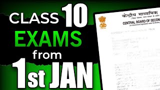 CBSE Datesheet Class 10 2024 out 1st Jan se honge exams😱 [upl. by Mareah]