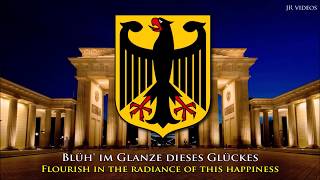 National Anthem of Germany DEEN lyrics  Deutsche Nationalhymne [upl. by Yeffej]