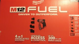 Milwaukee M12 fuel 4 and 1 installation drill driver oh yes🌎💯✔😲 [upl. by Tatianna]