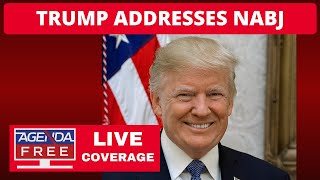 Trump Addresses National Association of Black Journalists  LIVE Breaking News Coverage [upl. by Annauqal]