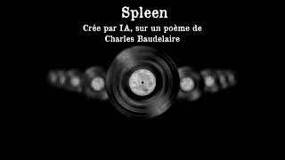 Chanson  Spleen de Charles Baudelaire création Semi IA [upl. by Eeralav]