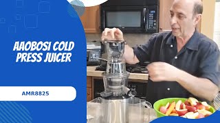 Aobosi AMR8825 Slow Masticating JuicerTest review from our customer！Comprehensive real and warm！ [upl. by Nosyla]