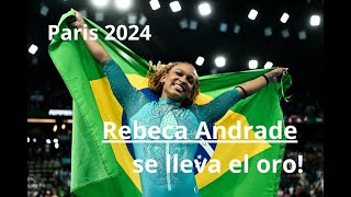 Rebeca Andrade gimnasta brasileña derrota a Simone Biles [upl. by Goran]