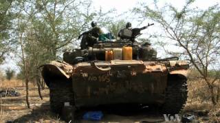 South Sudan SPLA Soldiers Hold Frontline Position [upl. by Iralam621]