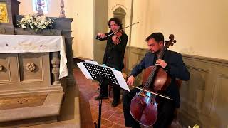 Atelier Canto  Musica per Matrimoni ed Eventi in Toscana  Strings Duo  Moon River [upl. by Estelle]