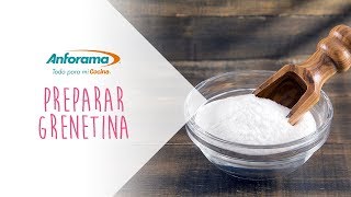 Cómo Preparar Grenetina Para Mousse Y Gelatina [upl. by Bywaters353]