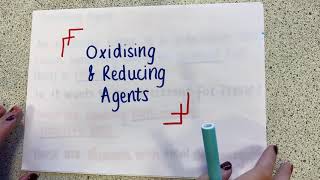 Oxidizing and Reducing Agents  Easy Trick [upl. by Assirok]