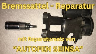 Bremssattel Reparatur mit quotAUTOFREN SEINSAquot Reparatursatz an BMW X1 Parkbremse EPB reparieren [upl. by Willtrude]