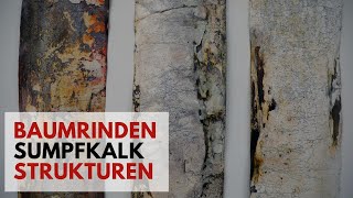 BaumrindenStrukturen  Abstrakte Malerei  Spachteltechnik [upl. by Freddie]