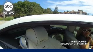 CHP body cam footage shows traffic stop involving Britney Spears [upl. by Silvester]