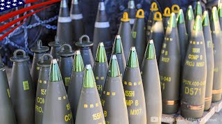 Inside Ammunitions Plant That Makes 155 mm Artillery Shells for Ukraine [upl. by Retsof]