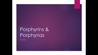 Porphyrins and Porphyrias clinical chem lab test review [upl. by Fanning48]