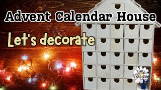 Watch Us Decorate Our Wooden Advent Calendar for Christmas [upl. by Aleik]