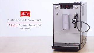 Melitta® Solo® amp Perfect Milk  Tutorial Kaffeevollautomat reinigen [upl. by Alemat]