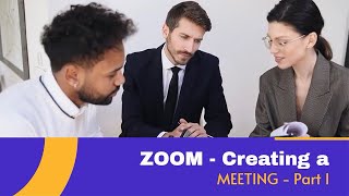 How to Create a Zoom Meeting StepbyStep Guide Part 1 [upl. by Lanna28]