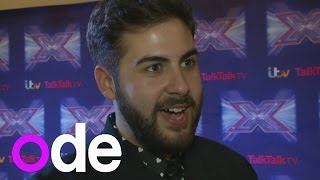 X Factor finalist Andrea Faustini reveals his finalist performance song [upl. by Oiuqise]