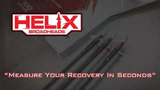 The Best Single Bevel Broadhead For Bowhunters  Helix Broadheads [upl. by Aihselef]