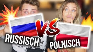 POLNISCH vs RUSSISCH  Sprachen Challenge EXTREM 💥 mit meinem VERLOBTEN  Dagi Bee [upl. by Leicester]