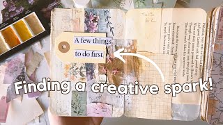 How to use prompts to spark your creativity ✨ Junk Journal July [upl. by Ellenhoj259]